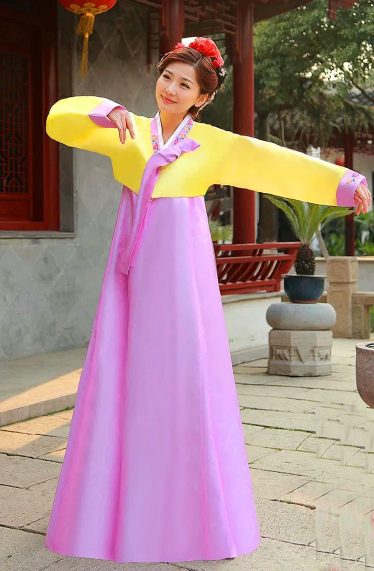 

Traditional Court To Improve Korean National Dance Costume Chinese Wind Da Chang Present Performance Dress Female Adult