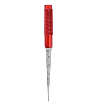

0.1mm Precision 1mm-6.5mm Metric Taper Gauge Feeler Hole Measure Tool