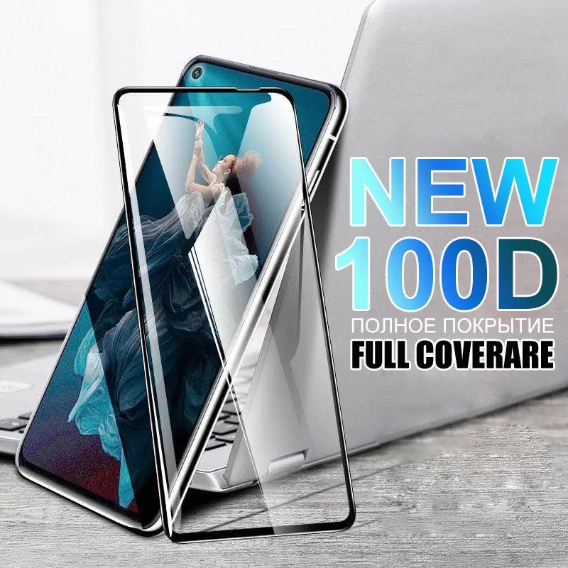 Закаленное стекло 100D с полным покрытием для Huawei honor 20 Lite 20i S View V20 защитная пленка