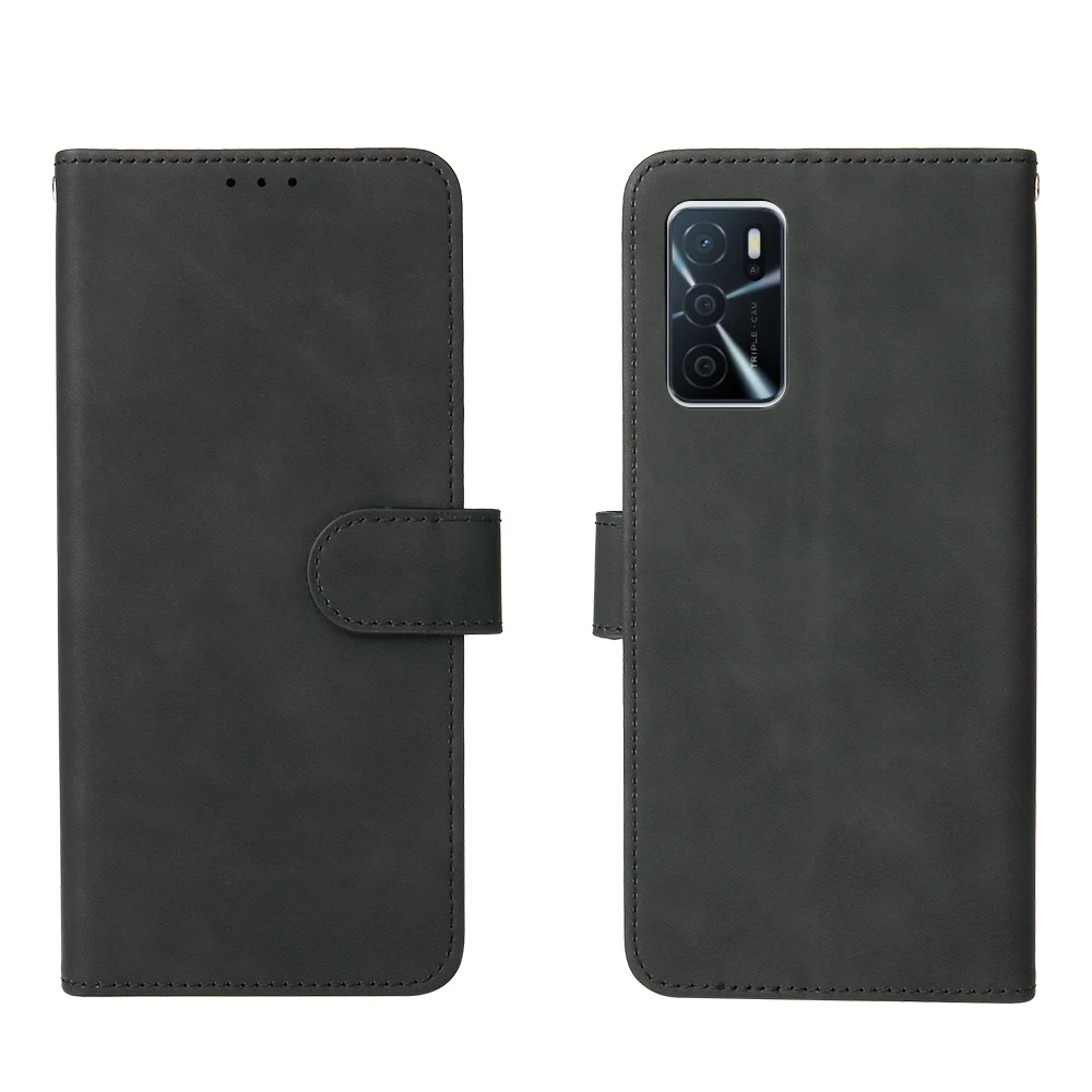 Custodia A Libro In Pelle Rossa Per Oppo A16/A16S/A53S 5G: Con Portafoglio E Supporto - 4