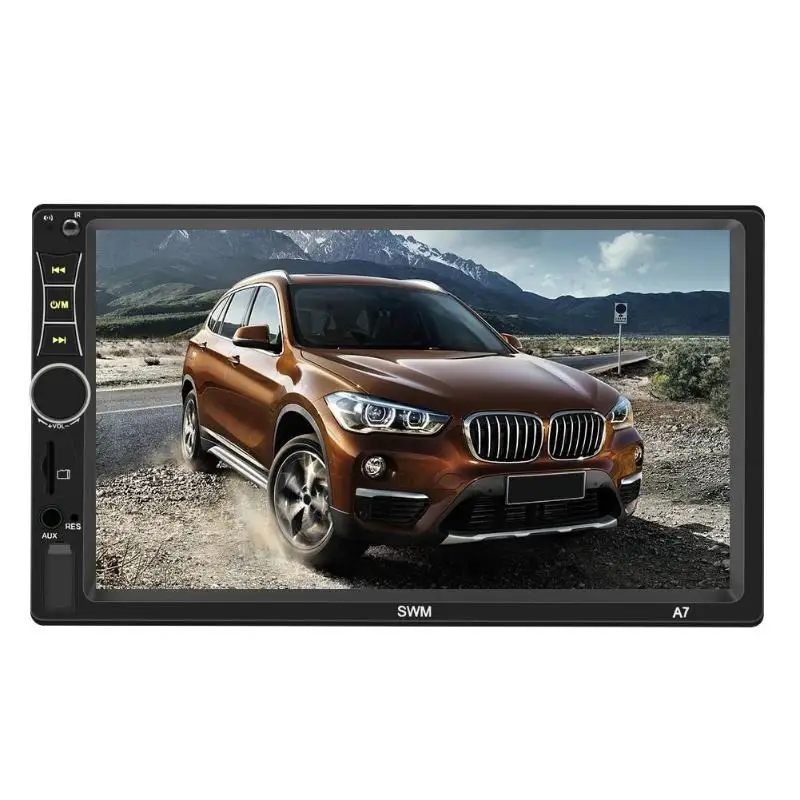 Автомагнитола SWM A7 2 DIN 7 дюймовый сенсорный экран Bluetooth AUX U диск|Мониторы для авто| |