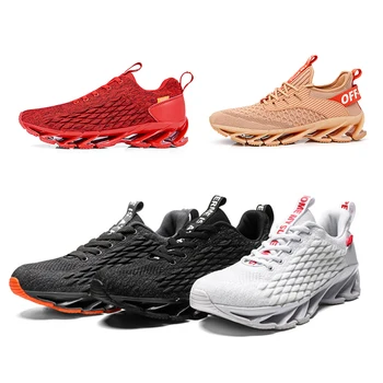 

2020 New Trend Athletic Blade Running Mens Shoes Male Sneakers Comfortable Mesh Outdoor Non-slip stability cushioning