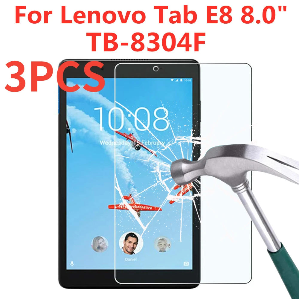 Закаленное стекло 9H для Lenovo Tab E8 Защитная пленка экрана 8 0 дюйма прозрачная