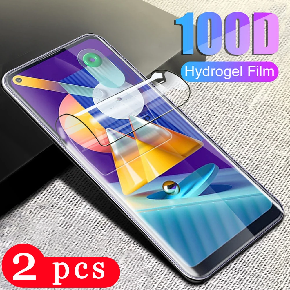 

Мягкое полное покрытие для Samsung Galaxy M51, M40, M31, M30S, M30, M21, M20, M11, M10S, M10, Гидрогелевая пленка, Защитная пленка для экрана телефона, не стекло, 2 шт.