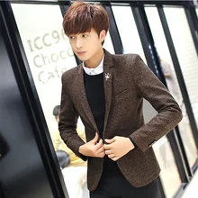 Men Blazer 2019 New Arrival Spring And Autumn Male Leisure Suit Slim Outerwear Single Button Casual Korean Style Hot Sale X03 Men Blazer 2019 New Arrival Spring And Autumn Male Leisure Suit Slim Outerwear Single Button Casual Korean Style Hot Sale X03