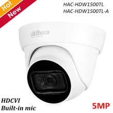 Dahua 5MP HDCVI IR Eyeball камера Встроенный микрофон Smart IR 30 м водонепроницаемый IP67 HAC-HDW1500TL HAC-HDW1500TL-A DC12V