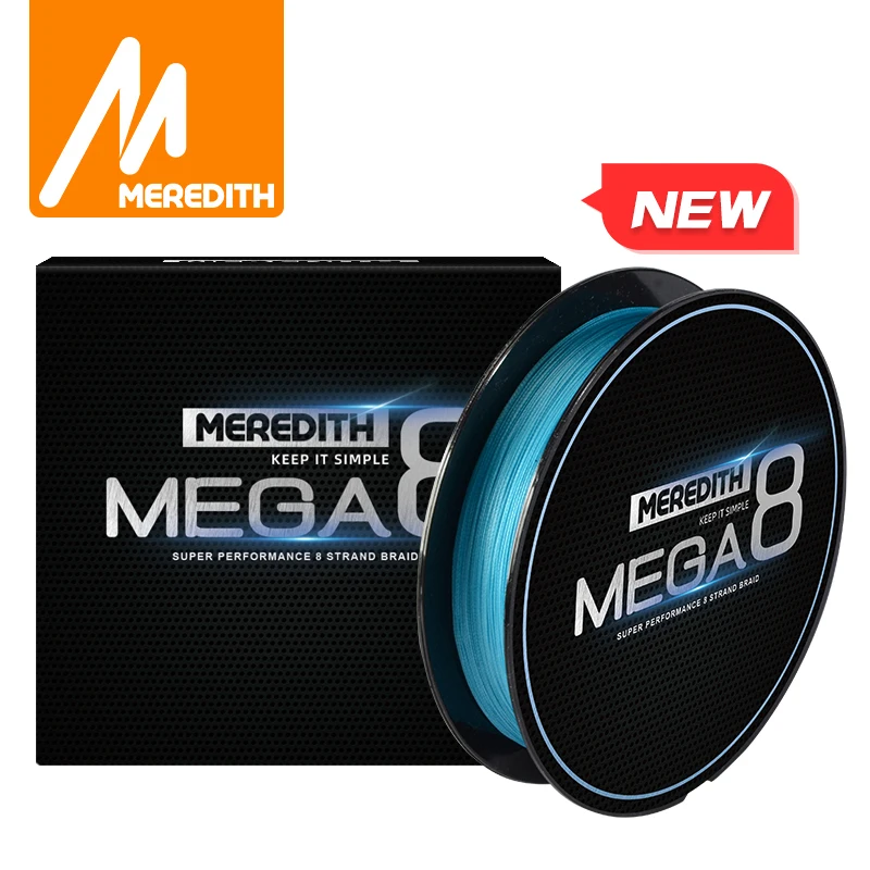 Бренд MEREDITH MEGA 8X леска 150 м 8 нитей плетеная многонитевая PE для карпа рыболовная