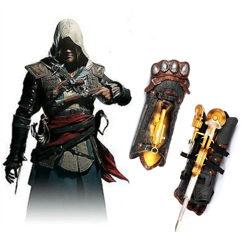 Скрытый клинок Assassins Creed меч экшн-фигурка скрытое лезвие Эдвард оружие рукава