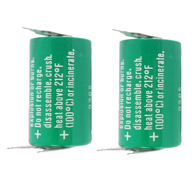 Лот 2 шт Оригинальный CR 1/2AA 3V 14250 PLC промышленный литиевый CNC аккумулятор с