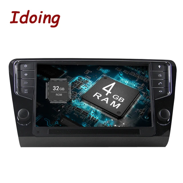 $US $329.16 Idoing Android9.0 4G+32G 8Core1Din Steering-Wheel For Skoda Octavia 2016 Car Multimedia GPS Player 