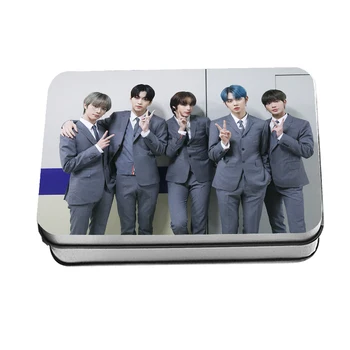 

Kpop TXT 2020 SEASON'S GREETINGS Polaroid Photo Lomo Cards K-POP TOMORROW X TOGETHER Fans Collection Gifts Metal Box 40Pcs/Box