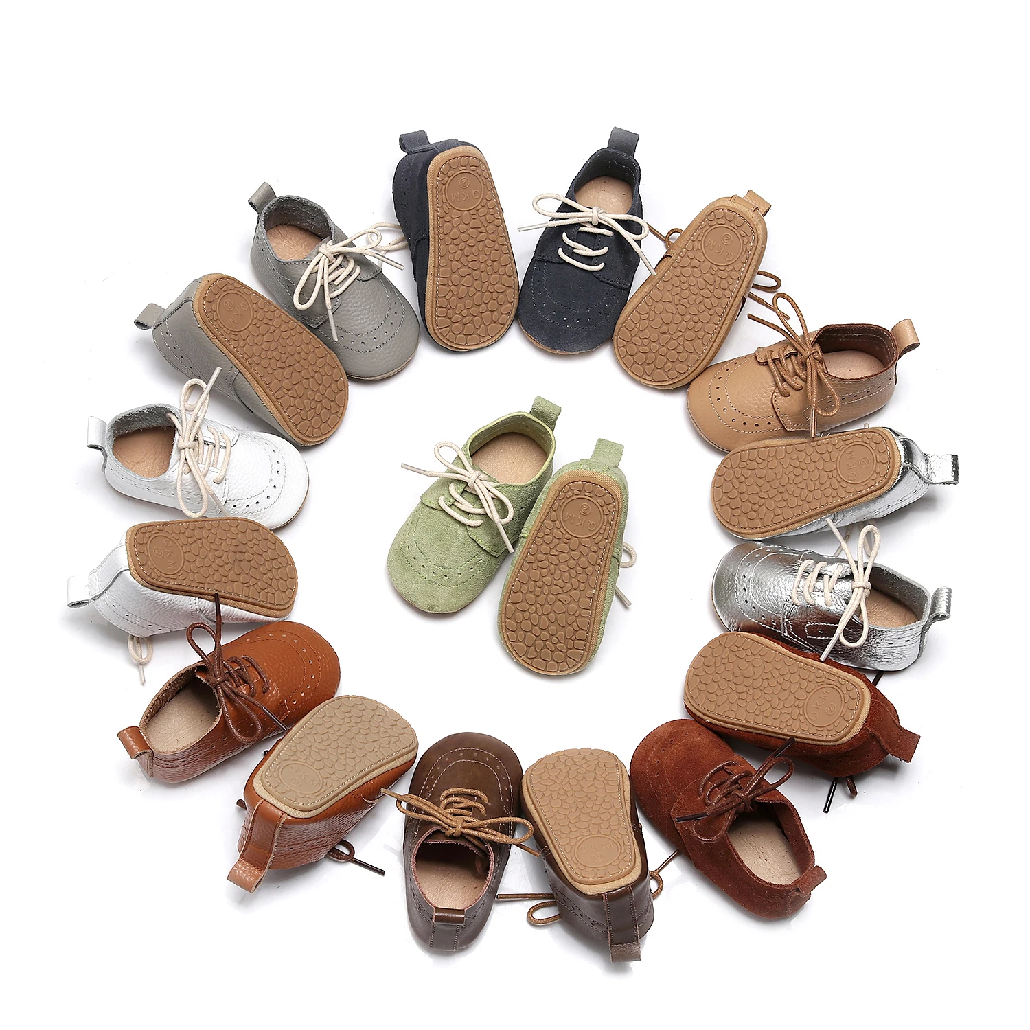 0-18M Baby Girls Boys Leather Shoes Soft Sole Baby Girls Shoes Kids Ballet Newborn Crib