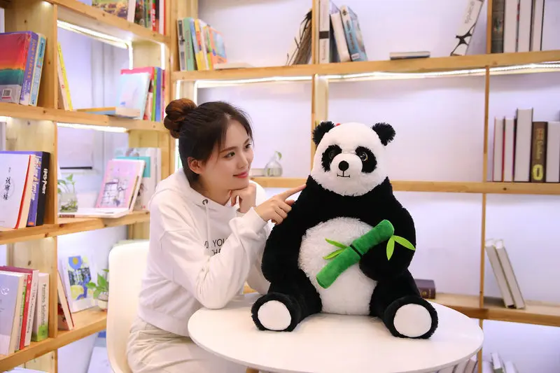 50 см милая детская большая гигантская панда Медведь плюшевая кукла животные игрушка-подушка мультфильм прелестные куклы девушки подарки влюбленным