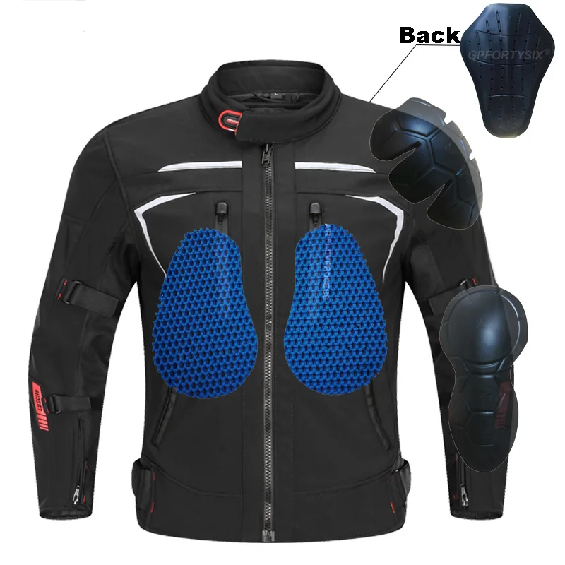 LYSCHY Motorcycle Jacket Men Waterproof Motorbike Riding Jacket Full Body Protective Gear Turtle Motorcycle Protection