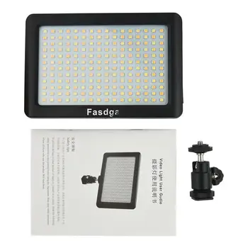 

Fasdga 12W 192 LED Studio Video Continuous Light Lamp For Camera DV Camcorder Black