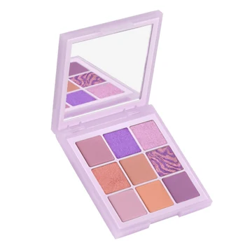 

2019 Portable 9 Colors Eyeshadow Palette Warm Pigmented Waterproof Eye Shadow Blend Daily Makeup Palette