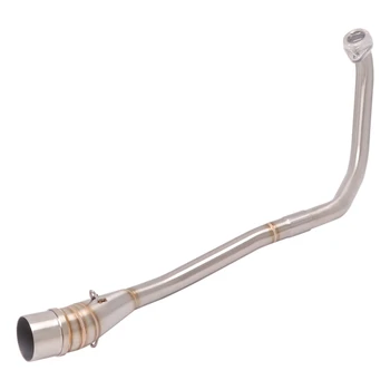 Slip On Motorcycle Exhaust  For Yamaha Y16 Y16ZR Escape Moto Modified Front Tube Middle Link Pipe Connection 51mm Muffler