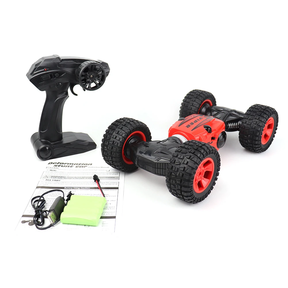 1/16 2,4G 4WD двусторонний пульт дистанционного управления скручивающийся автомобиль трюк автомобиль Детский робот RC автомобиль игрушки для подарков детские развивающие игрушки