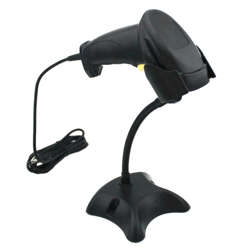 

USB Barcode Scanner with Stand Long Barcode USB Port CCD Handheld Barcode Scanner Barcode Reader for POS P2P Computer