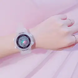 Часы 2020 водонепроницаемые для девочек и мальчиков цифровой светодиодный спортивные часы детские часы с будильником и датой Высокое