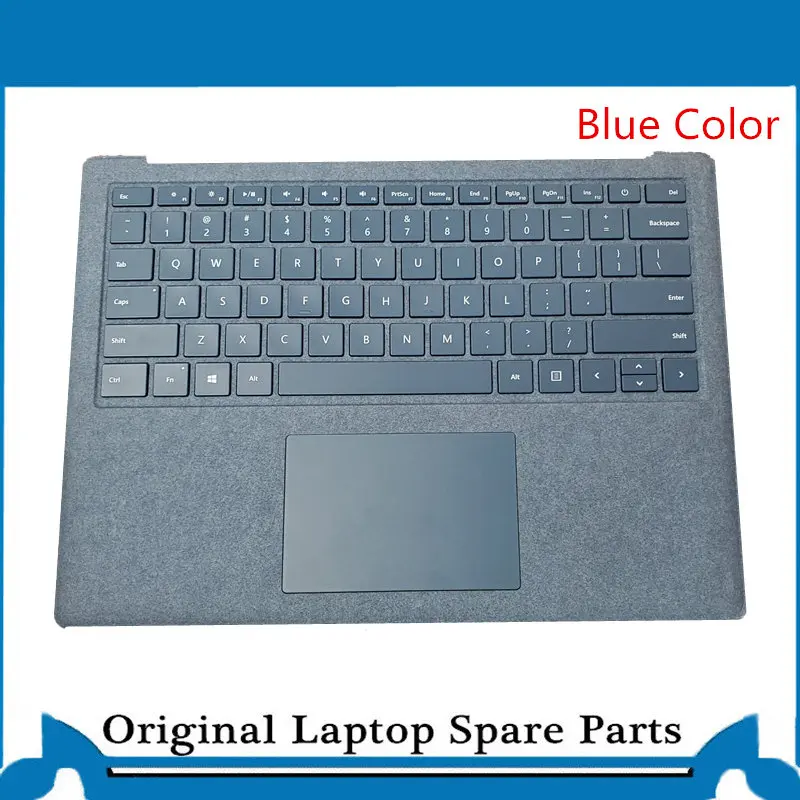 Montagem de Capa Original para Notebook Microsoft Surface 1782 Teclado com Mousepad Completo Prata Azul Teclado de substituição - Imagem 3