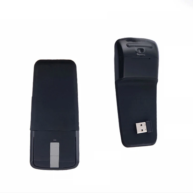 Черная мышь Мыши оптическая прокрутка для ПК+ usb-приемник портативный 2,4 ГГц складной беспроводной сенсорный