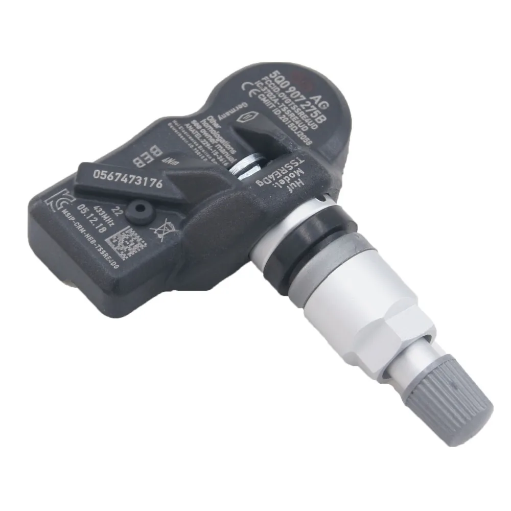 4 шт. датчик давления в шинах 5Q0907275B 5Q0907275 TPMS для Audi Skoda A3 A7 A6 Volkswagen V W Porsche Ben