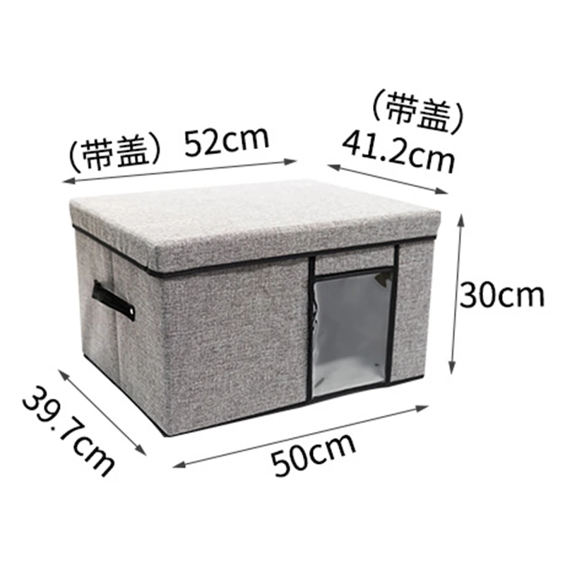 Family Save Space Foldable Clothes Organizer Home toy Storage Box Quilt Storage Bag Quilt Bag Holder perspective Organizer