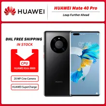 DHL Free HUAWEI Mate 40 Pro 5G Mobile Phone 6.76 Inch OLED Kirin 9000 Octa Core  EMUI 11 Reverse Charge Wi-Fi 6+ NFC