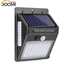 100 светодиодный светильник на солнечной батарее, уличный светильник на солнечной батарее, настенный светильник с датчиком движения PIR, водонепроницаемый светильник на солнечной батарее для украшения сада