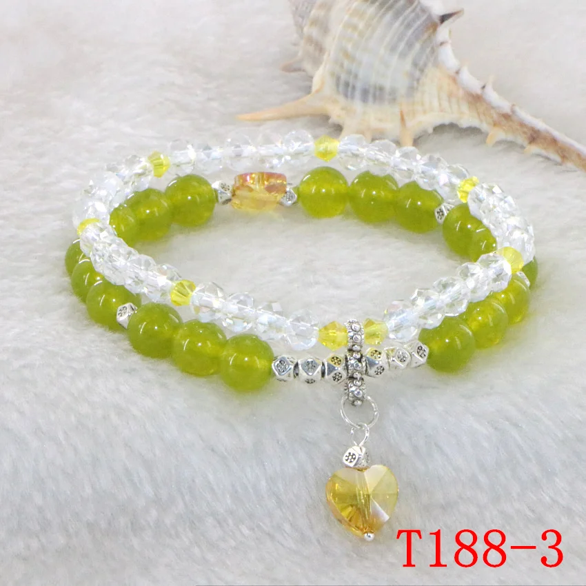 Natural Stone Jasper Tourmaline Amethyst Labradorite Jade bracelets for girls in Charm & Link Bracelets Girl birthday present (31)
