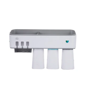 

Smart Toothbrush Disinfection Machine Free Hole for Bathroom Disinfection Toothbrush Holder Smart Toothbrush Disinfection Holder