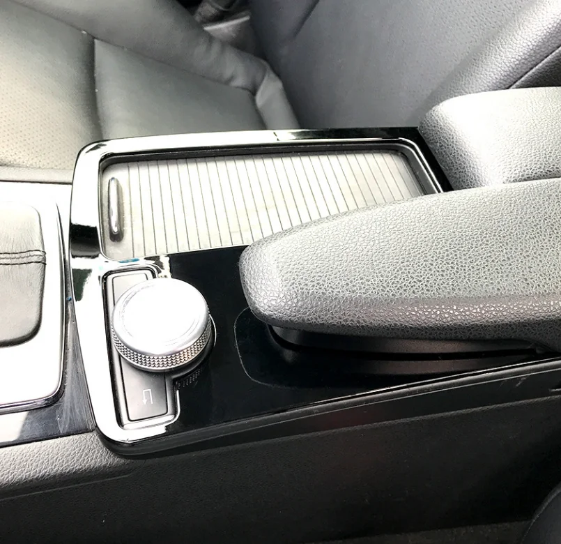 Консоль стикер на Подлокотник Накладка автомобиля Стайлинг для Mercedes-Benz c-класс C180 C200 W204 2008- LHD C180 C200 C260 C300