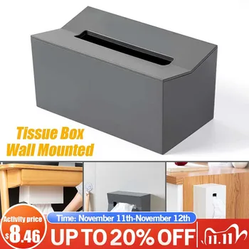 

Kitchen Tissue Box Cover Napkin Holder for Paper Towels Box for Napkins Tissue Dispenser Wall Mounted Container for Wipes