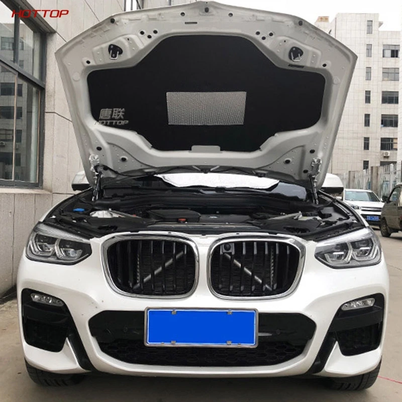 1 шт. автомобиль капот двигатель звукоизоляция накладка теплоизоляция коврик для BMW X3/X4 G01/G08