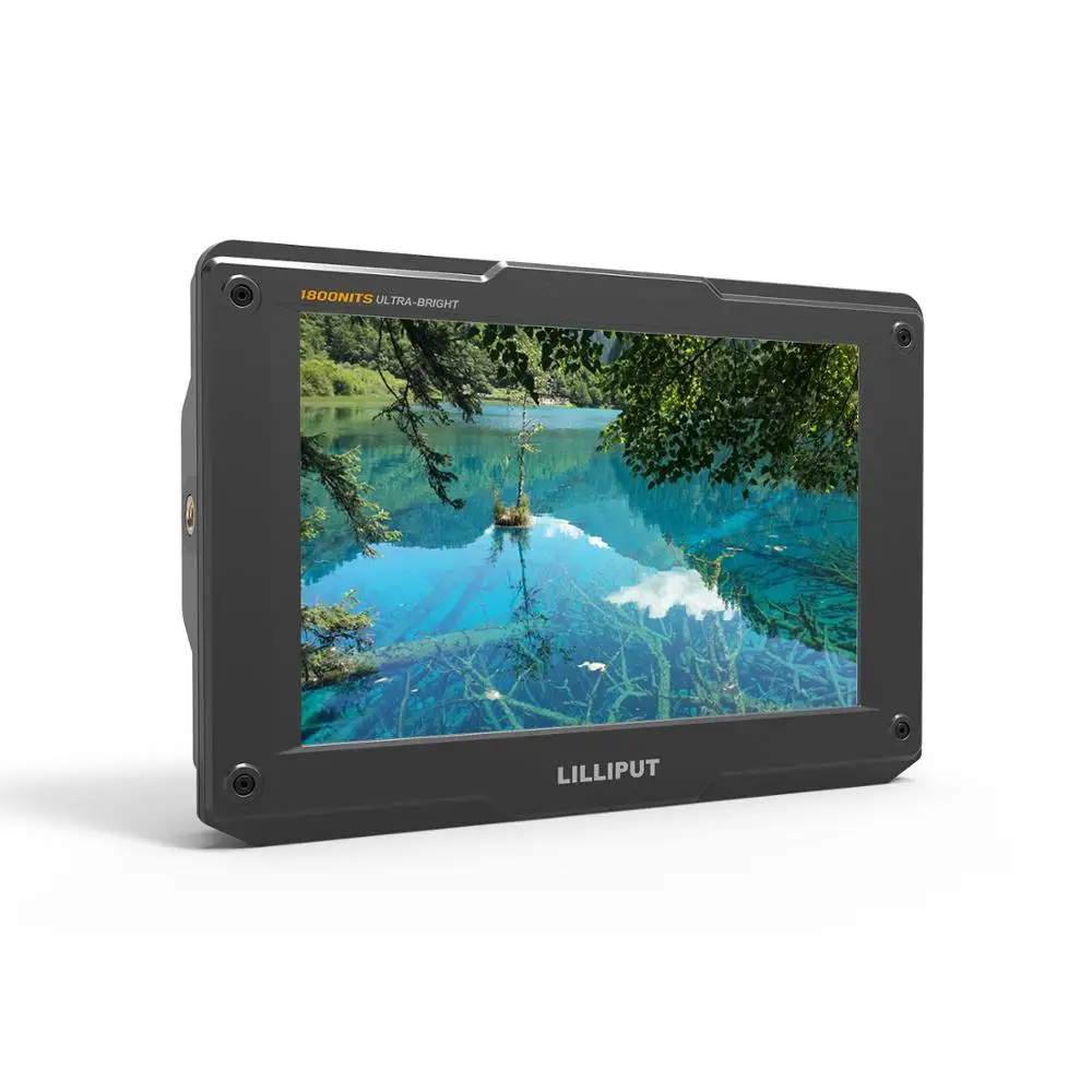 Lilliput H7S Op ī޶ Dslr ʵ , 3D Lut 1800 Ʈ, Ips Fhd  Ŀ ýƮ, 4K 3G-SDI, 7 ġ