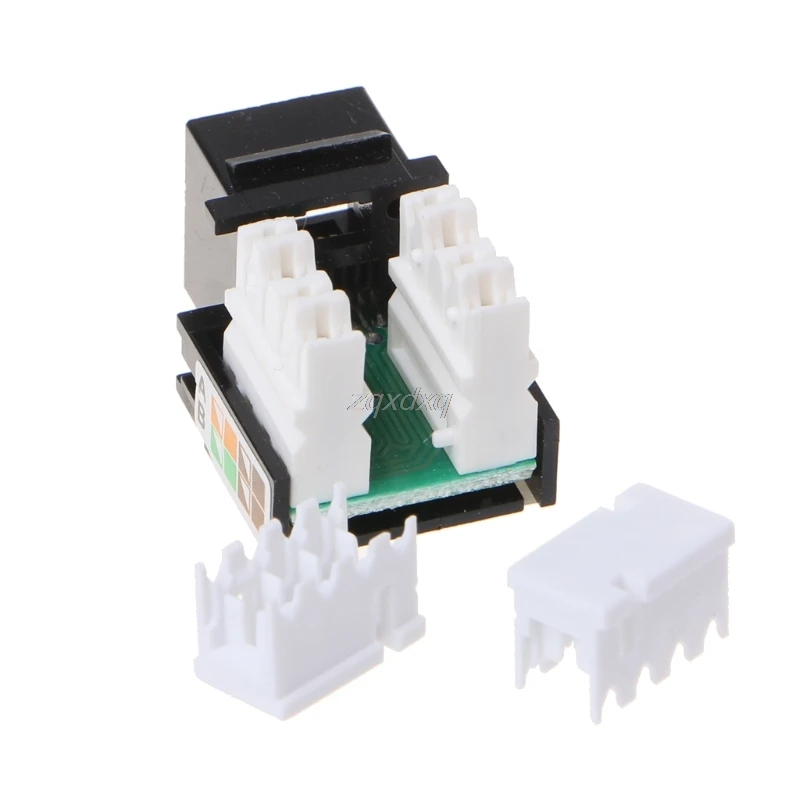 5 шт. CAT5E UTP сетевой модульный инструмент RJ45 разъем информации розетка компьютерная Розетка Кабель адаптер Keystone Jack Au06 19