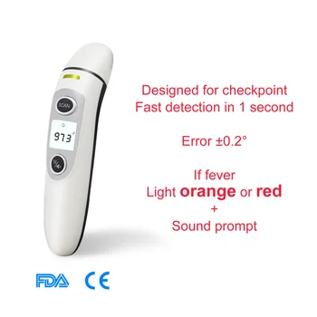 

Designed for Checkpoint Smart Infrared Thermometer Forehead Non Contact Thermometer Gun Digital Display for Adult Baby Ear Body