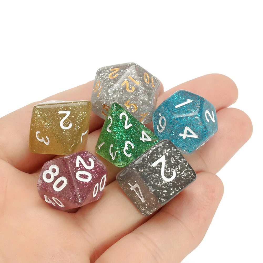 42 шт./компл. D4-D20 многогранные кости подземелья Драконы игры игрушки вечерние реквизит с сумкой