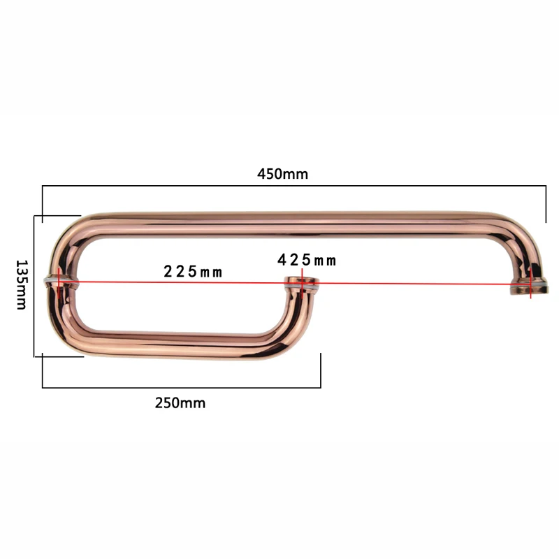 Glass door Handle 1