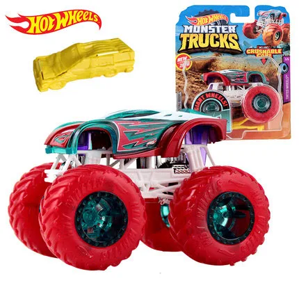 Оригинальные игрушечные автомобили Hot Wheels гигантские монстры грузовики 1/64