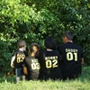 Family Matching Clothes  Family Look Cotton T-shirt DADDY MOMMY KID BABY Funny Letter Print Number Tops Tees Summer ► Photo 2/6