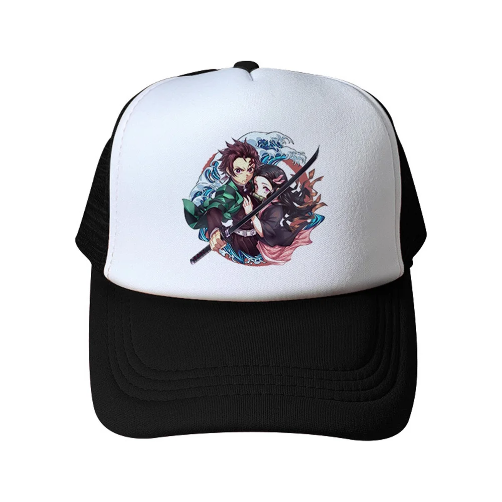 Бейсбольные кепки Kimetsu No Yaiba Tanjiro Nezuko Zenitsu Inosuke для детей и взрослых