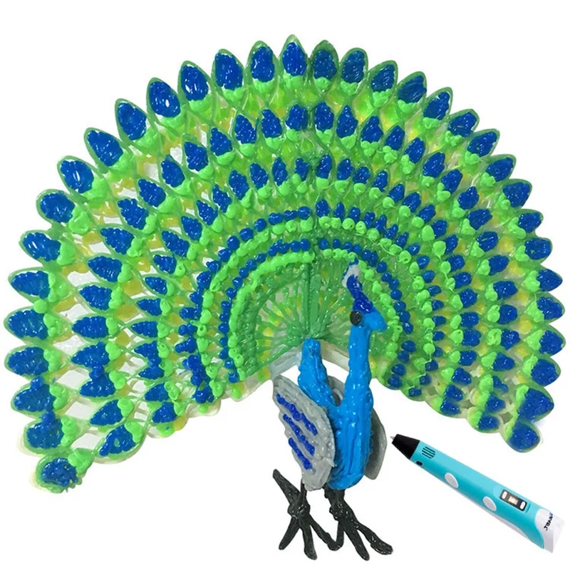 Myriwell 3D Ручка 3D оригинальная DIY 3D печать Ручка с 200 м ABS/PLA креативная нить игрушка подарок для детей рисунок ЕС Plug-SCLL