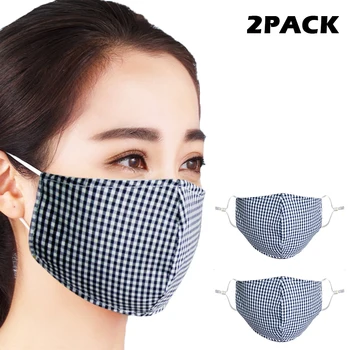 

2pcs Non-woven Mouth Mask with Activated Carbon Filter Anti-fog Dust Windproof Warm Face Mask Washable Breatheable Mouth-muffle