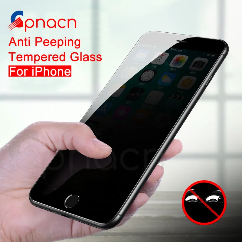 

Anti Spy Tempered Glass For iPhone X XR XS 11 Pro Max Privacy Screen Protector For iPhone 8 7 6 6S Plus 5 5S SE Protective Film