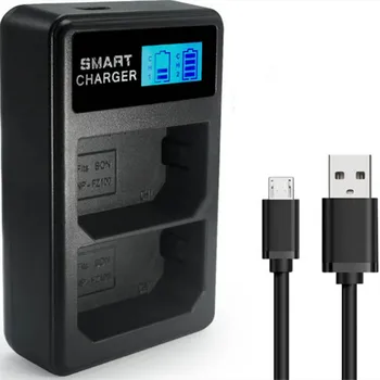 

NP-FZ100 NP FZ100 NPFZ100 LCD Display USB Dual Charger for Sony BC-QZ1 Alpha 9 A9 Alpha 9R Sony A9R Sony Alpha 9S Camera Battery