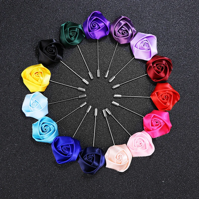 Оптовая и розничная продажа Повязка с лента розы Брошь булавки для хиджаба