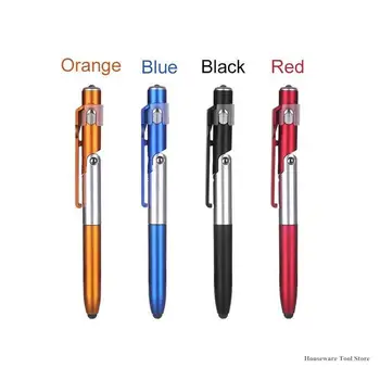 

4 In1 Ballpoint Screen Stylus Touch Pen Universal Mini Capacitive Pens Folding Mobile Phone Holder/LED Light/Touch Screen Pen