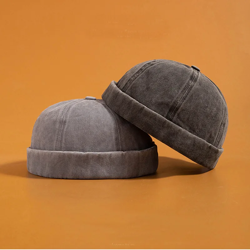 Retro Brimless Hat Beanie Hats Docker 